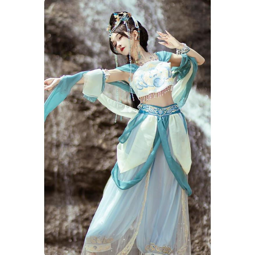 中華風アラビアン衣装 全身コスチューム 中国古代服装 漢唐古典舞踊