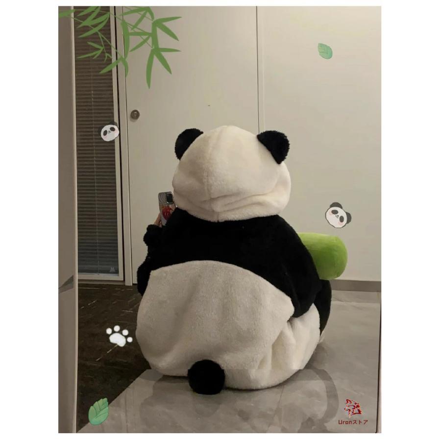 着ぐるみ パンダ ルームウェア 暖かい 冬 レディース パジャマ フラノ