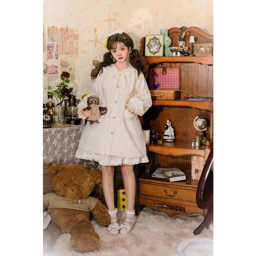 ダッフルコート かわいい ロリータ コート 春秋冬スリーシーズン