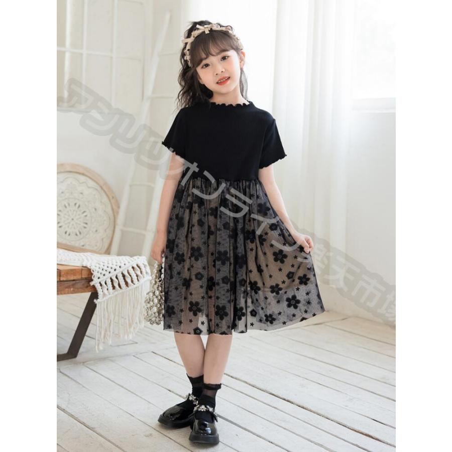 子供ドレス 半袖 長袖 ピアノ発表会 発表会 子供 ドレス ワンピース キッズドレス フォーマルドレス 女の子 子ども ガールズ キッズ パーティドレス 学院風 卒園 | ブランド登録なし | 04