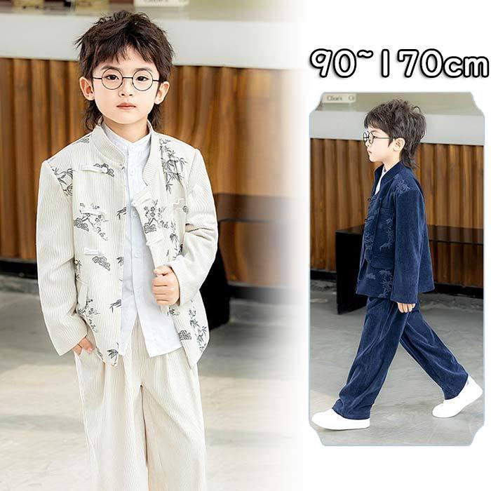 子供服 男の子 フォーマル 入学式 スーツ プリント柄 紳士服 