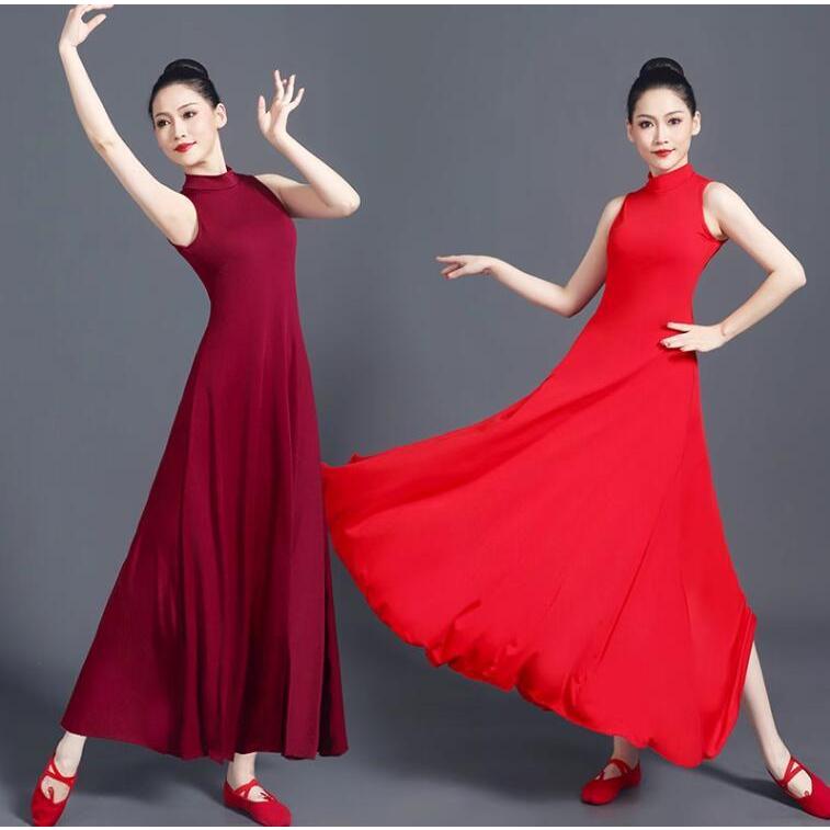 バレエ衣装(ノースリーブ ワンピース) バレエダンス衣装 タンクトップ レディースノースリーブ