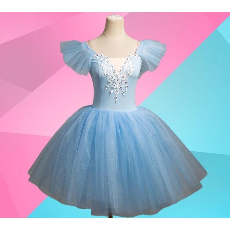 子供バレエドレス 運動会 ワンピース 社交ダンス衣裳 子供チュール