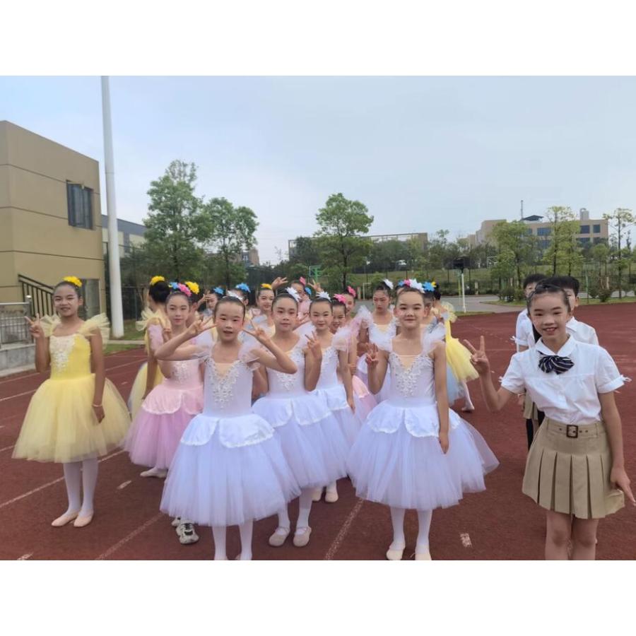 子供バレエドレス 運動会 ワンピース 社交ダンス衣裳 子供チュール