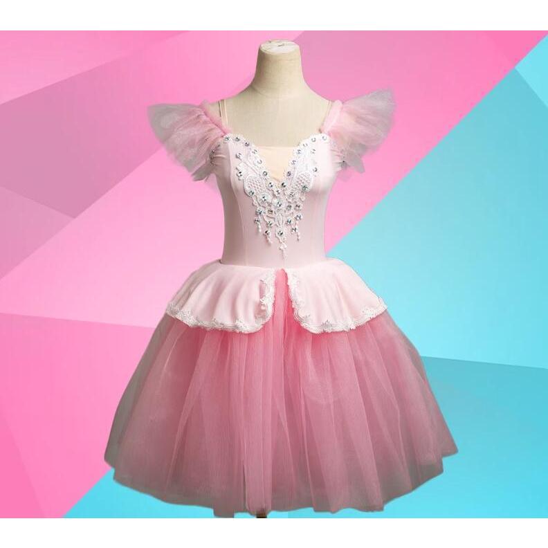 売り切り‼️ 本日限定値下げ！！チュールドレス 2着セット バレエ衣装 売り切り‼️ 本日限定値下げ！！チュールドレス 2着セット バレエ衣装