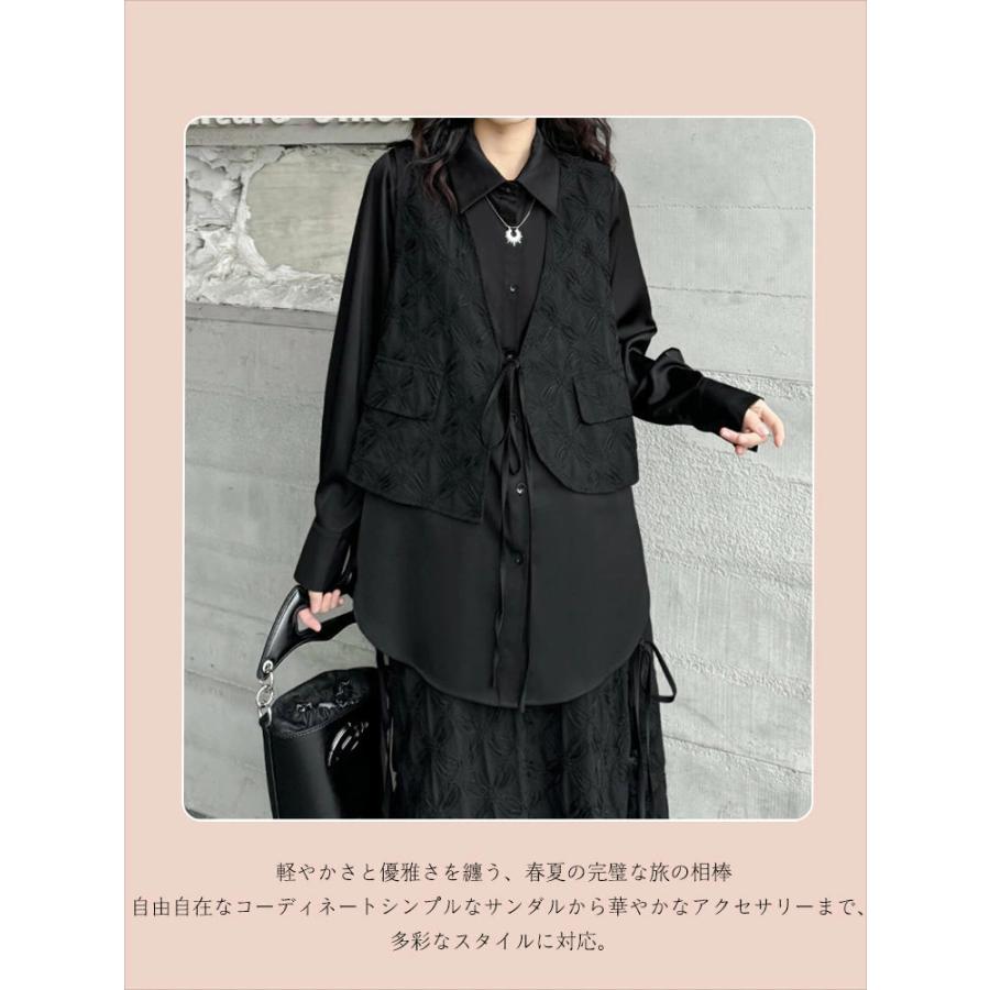 ブラウス シャツ 長袖 レディース トップス チャイナボタン