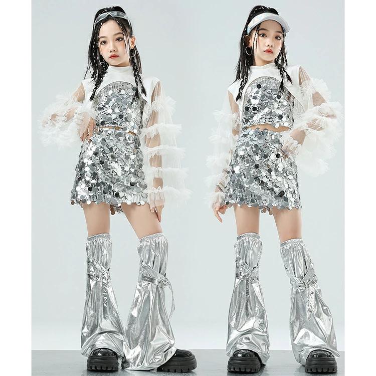 シルバー セット スパンコール タンクトップ キラキラ トップス へそ