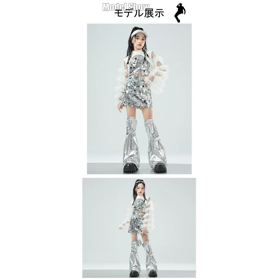 シルバー セット スパンコール タンクトップ キラキラ トップス へそ