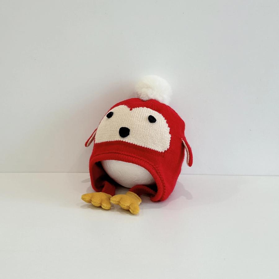 ベビー ニット帽 キッズ 秋冬 帽子 毛糸 子供 男女兼用 キッズ帽子 ペンギン ポンポン ベビー帽子 ふわふわ  韓国子供服 動物 着ぐるみ 小学生 お出かけ ジュニ | ブランド登録なし | 10