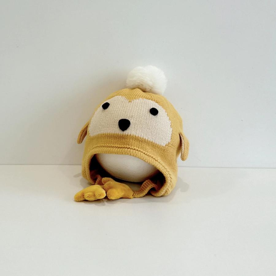 ベビー ニット帽 キッズ 秋冬 帽子 毛糸 子供 男女兼用 キッズ帽子 ペンギン ポンポン ベビー帽子 ふわふわ  韓国子供服 動物 着ぐるみ 小学生 お出かけ ジュニ | ブランド登録なし | 08