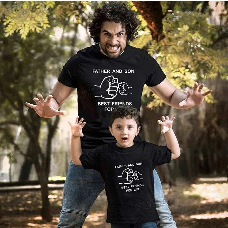 親子ペアルック tシャツ 父の日 赤ちゃん ロンパース リンクコーデ 