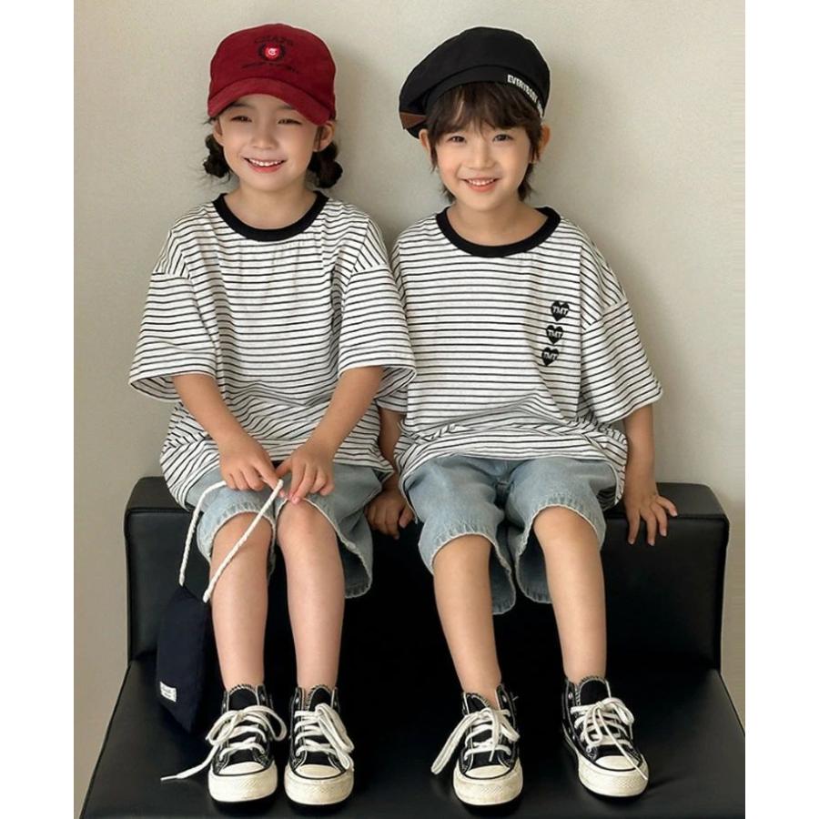 リンクコーデ 親子 セット ペアルック tシャツ 半袖 お揃い 父の日