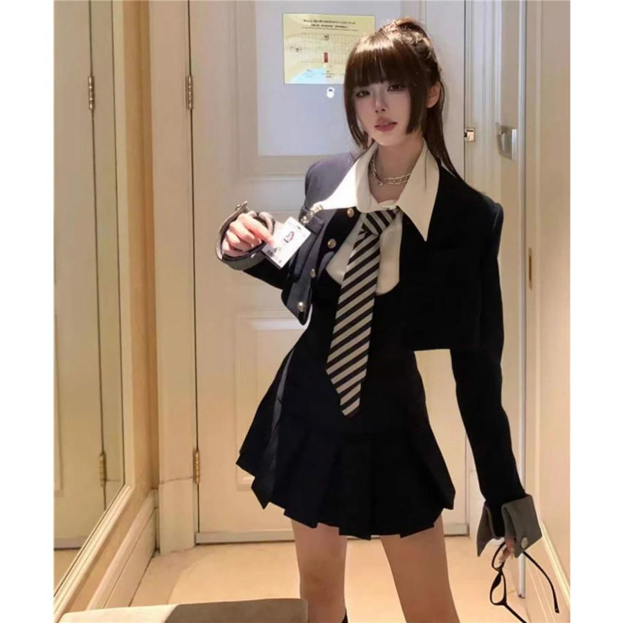 なんちゃって制服 セット 卒業式 スーツ 女の子 150 160 韓国 制服
