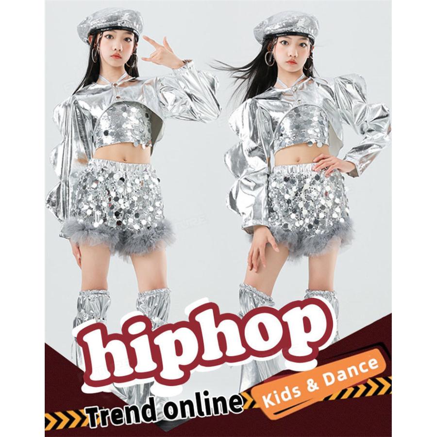 k-pop 韓国 アイドル 衣装 アウター シルバー キラキラ キッズ