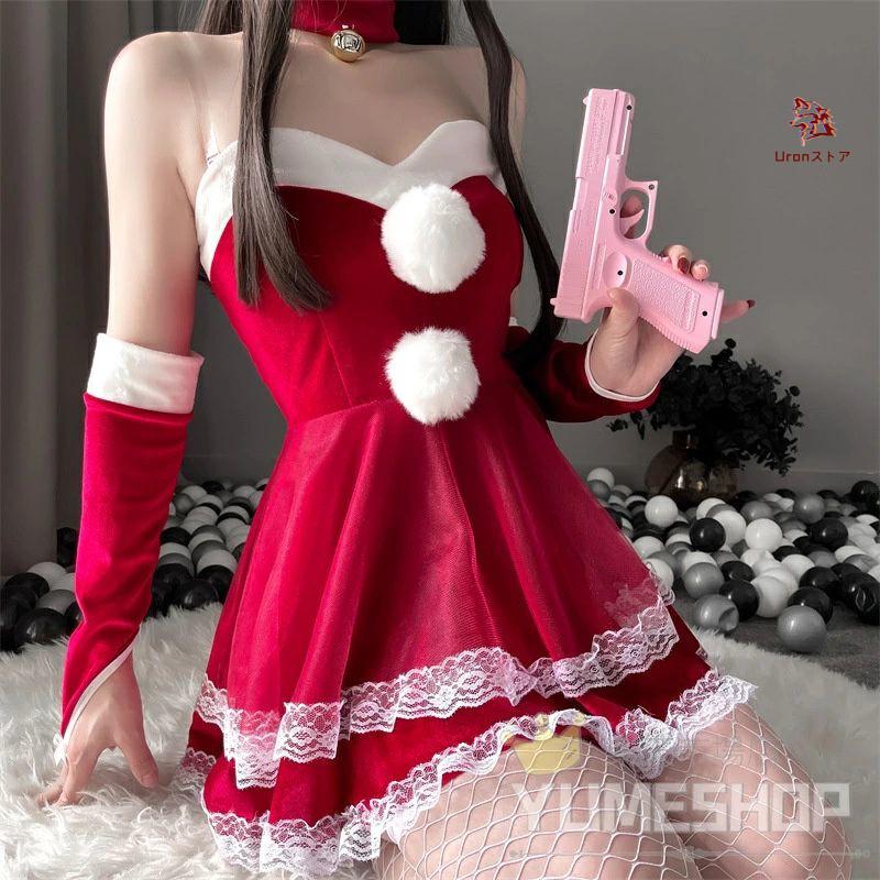 最強配送【豪華8点セット】サンタ服 兎耳 うさぎ ウサギ レディース