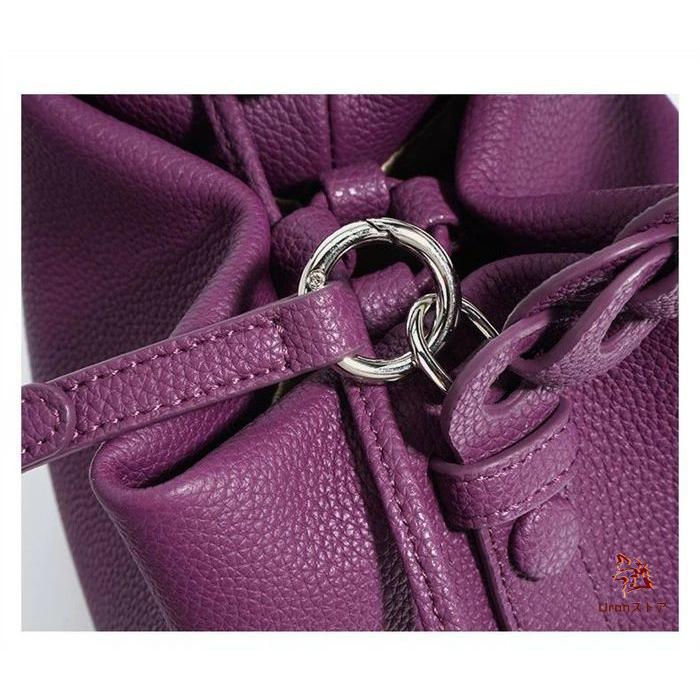 本革 バケツバッグ キューブバッグ レディース 小さめ レザーバッグ