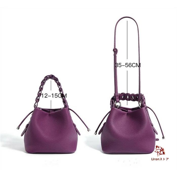 本革 バケツバッグ キューブバッグ レディース 小さめ レザーバッグ