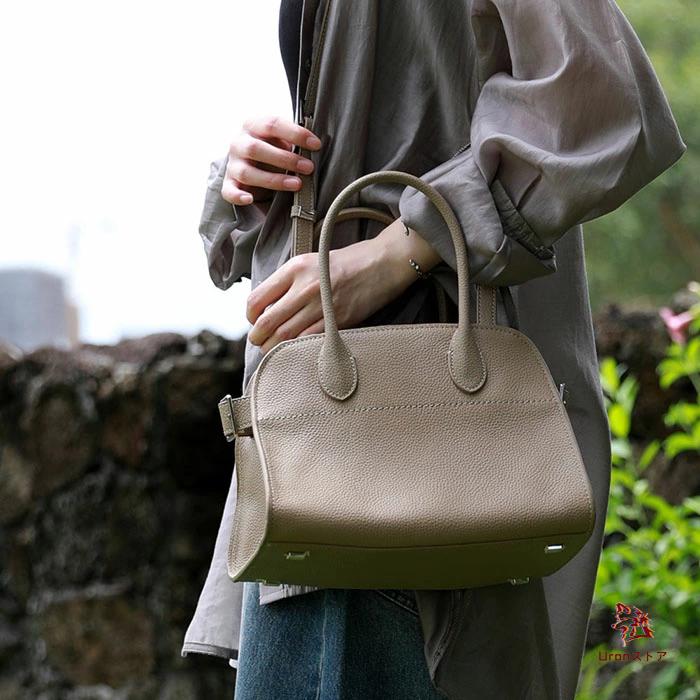 本革 ハンドバッグ レディース フォーマルバッグ 黒 2way ショルダー