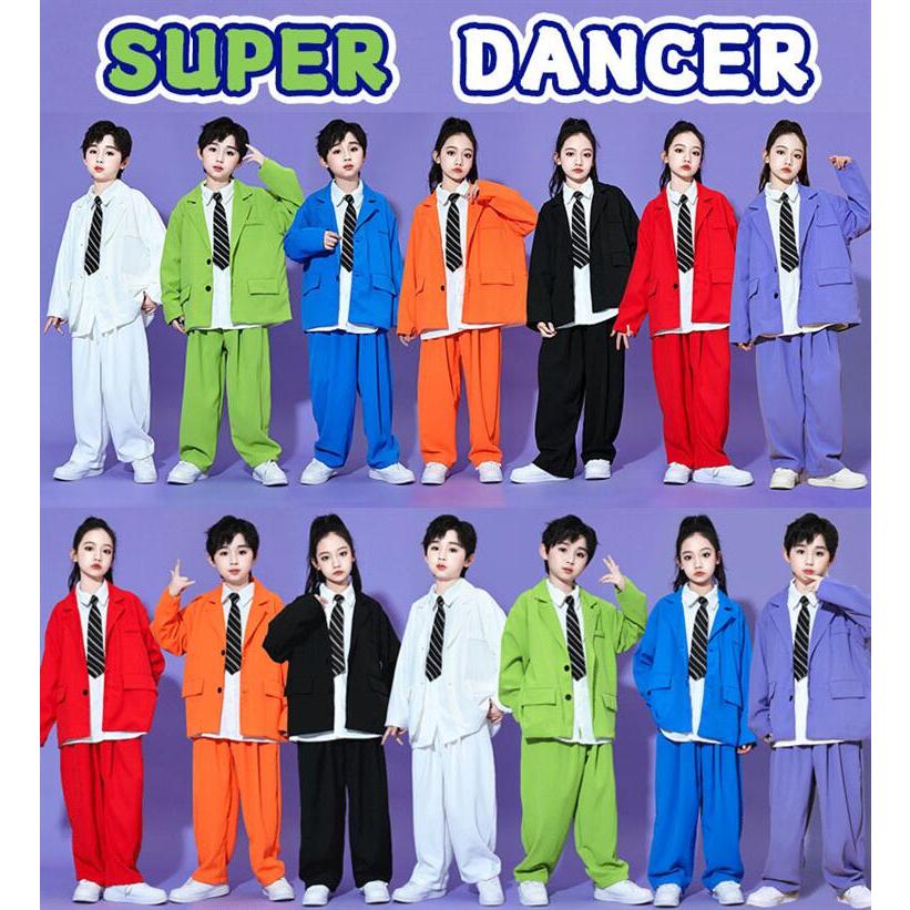 キッズダンス スーツセット 子供ダンス衣装 女の子 男の子 キッズ
