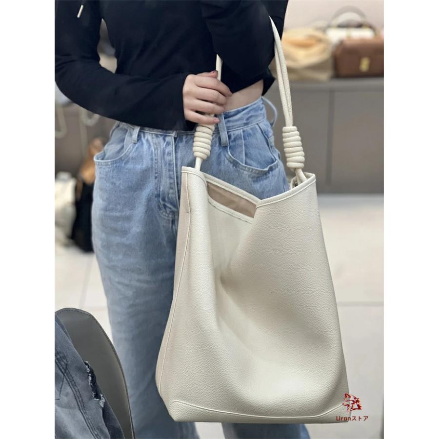 本革 トートバッグ レディース 通勤 大きめ 大容量 A4 バケツバッグ