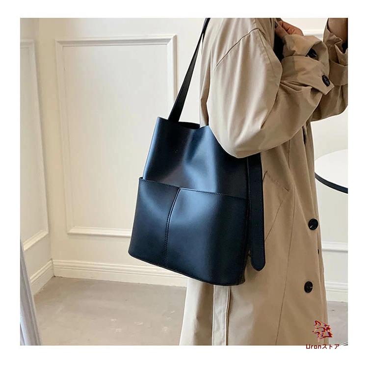 トートバッグ バケツ型 バッグ 縦型 ショルダーバッグ バケツバッグ