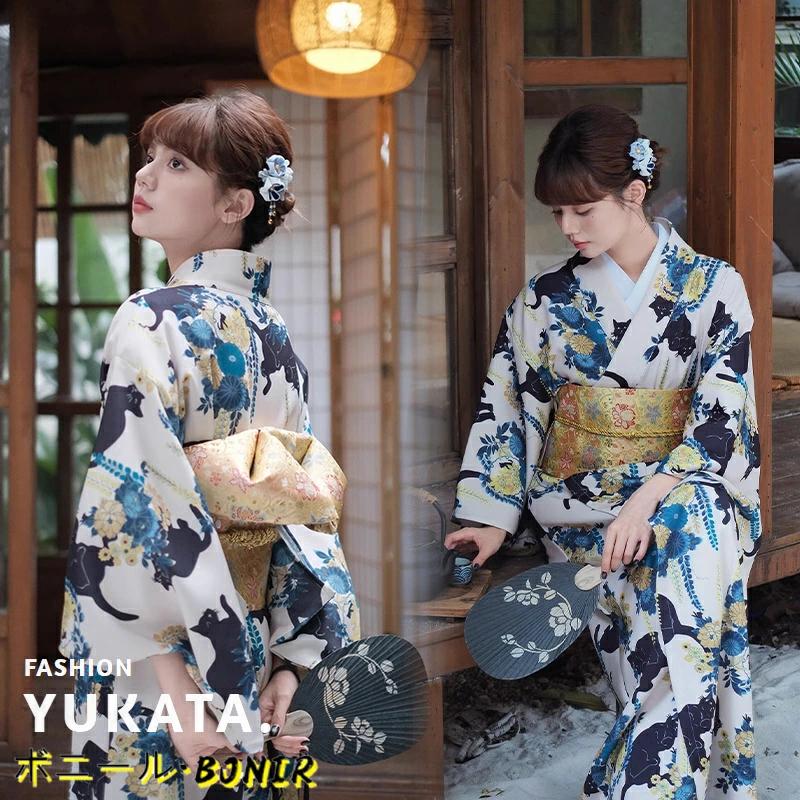 レディース 浴衣 浴衣セット 猫柄 花柄 和風 夏着物 大人可愛い