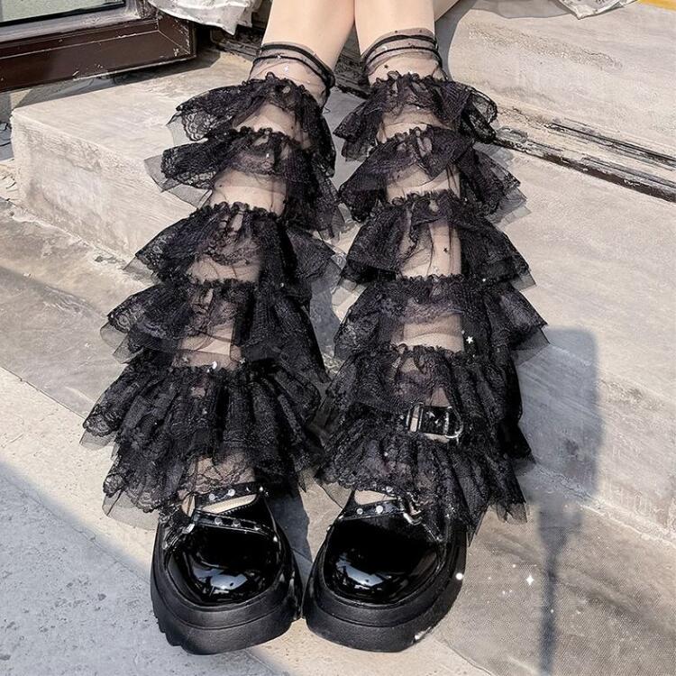 レッグウォーマー lolita レース ロリータ レディース Lolita y2k