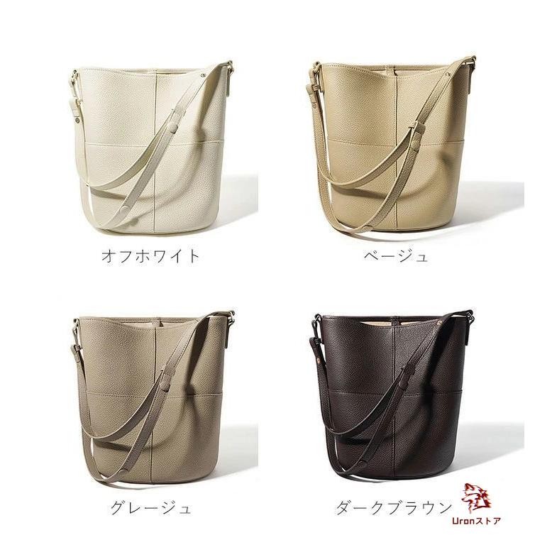 本革 バケツトートバッグ トートバッグ レディース 本革バッグ 縦型