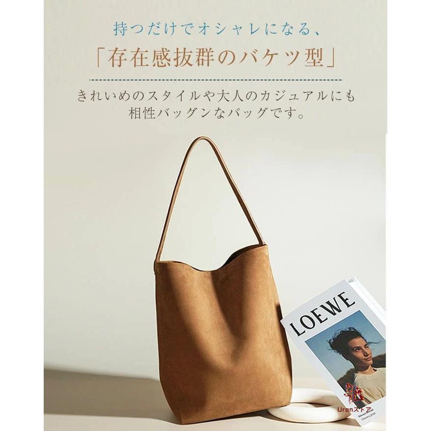 初売り 2025 スエード バッグ 本革 トートバッグ バケツ型