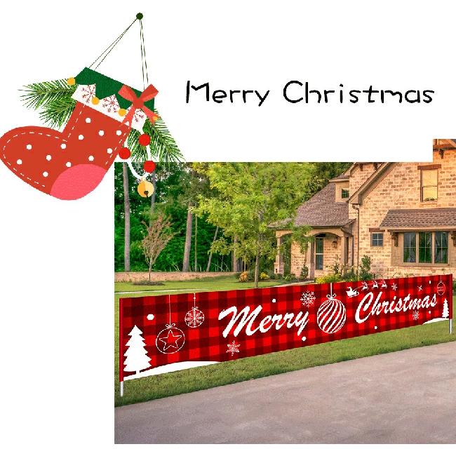 クリスマス タペストリー 飾り 横幕 横断幕 垂れ幕 壁掛け ウォール