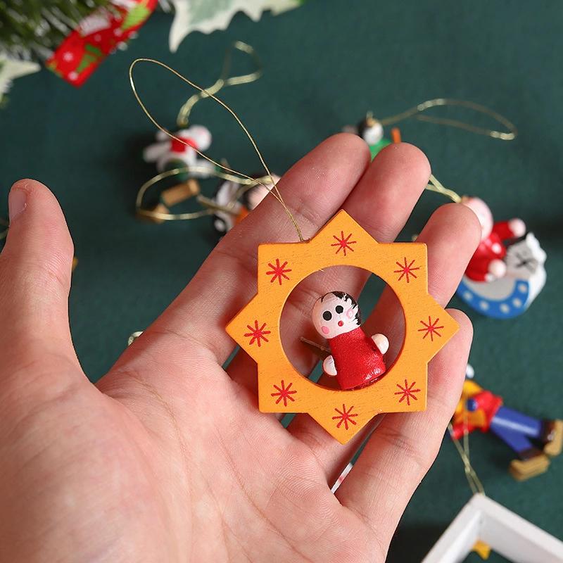 クリスマスオーナメント セット 木製 大盛り 飾り 24個入り ツリー