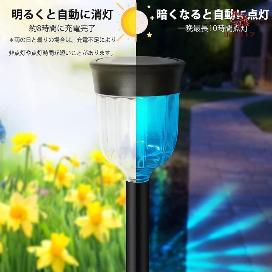ガーデンライト 屋外 ソーラーライト RGB雰囲気ライト 多色変化 7色