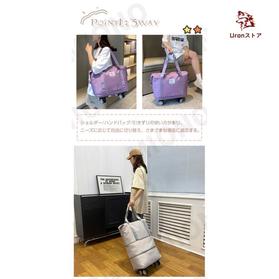 一部即納ボストンバッグ 軽量 拡張可 旅行バッグ 3way レディース
