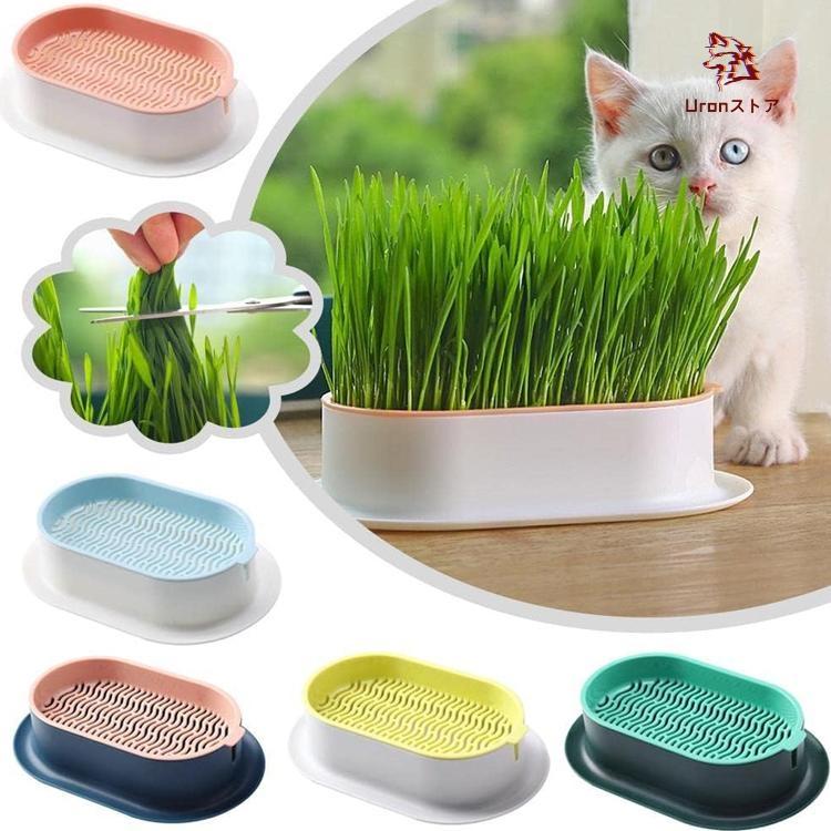 容器 3個セット 猫草栽培鉢皿 鉢台 鉢植え台 猫草プランター 植物