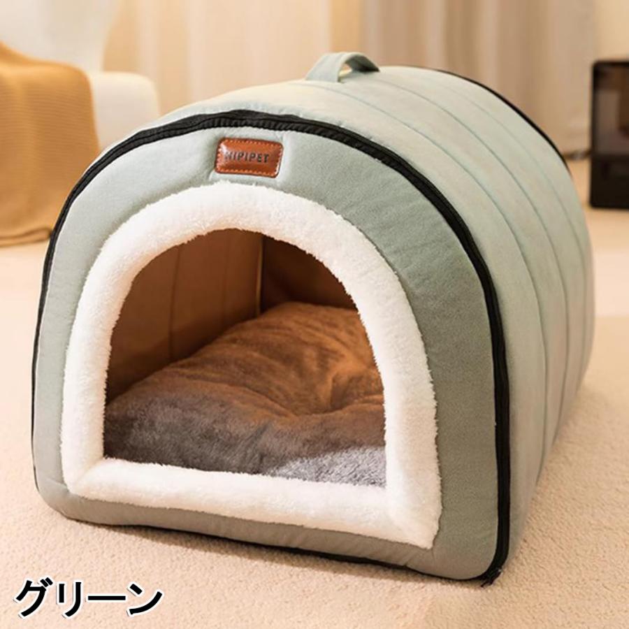 ペットベッド 冬用 ペットハウス 室内 ドーム型 犬ベッド 小中型犬 猫