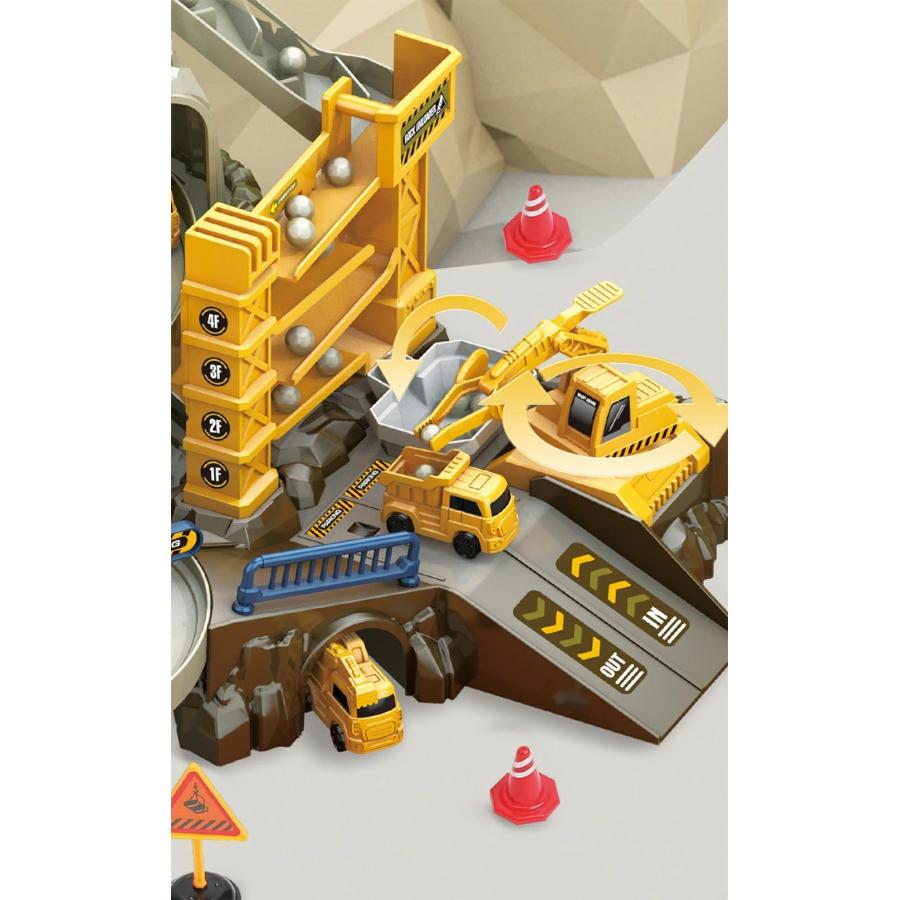 【新年の贈り物】トラック レール おもちゃ 知育 トラックセット 電動トラック プラレール デラックスセット レール パズルブロックトイ STEAM教育 空間_6