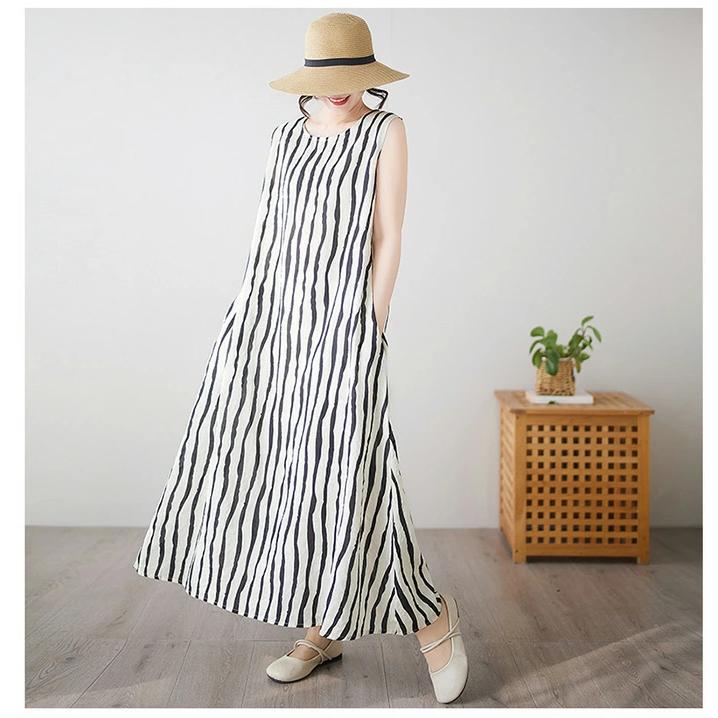 ワンピース 夏 レディース ロングワンピース ノースリーブ タンク