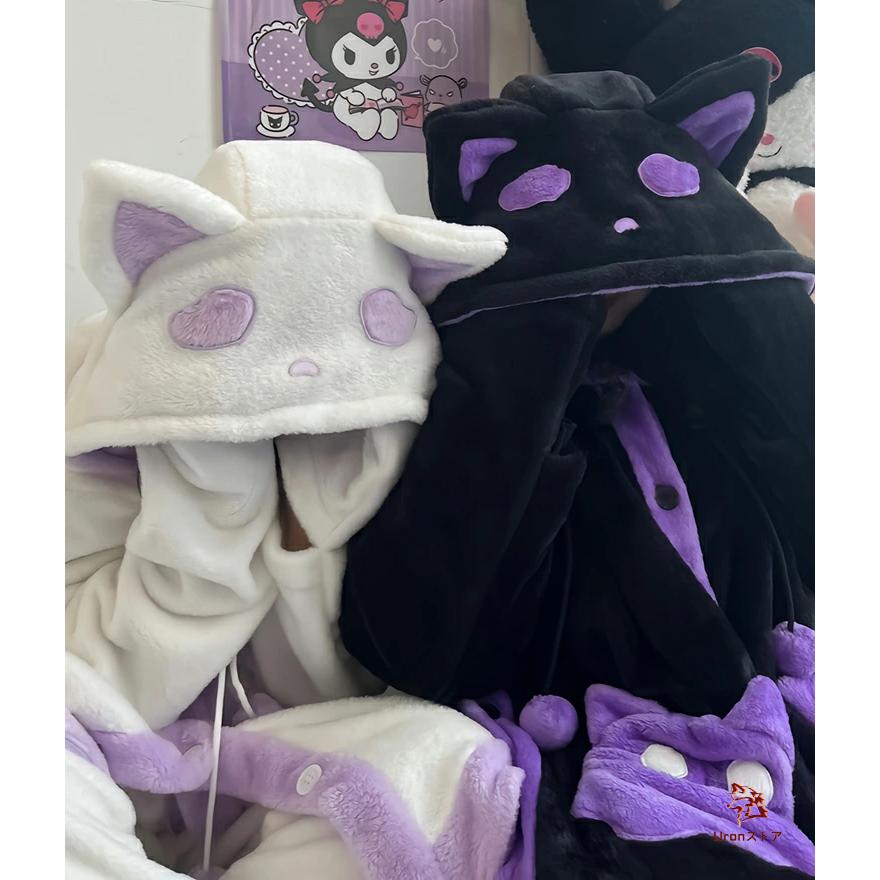 もこもこ 可愛い パジャマ 幽霊 カップル ペア お揃い 冬 ルームウェア  