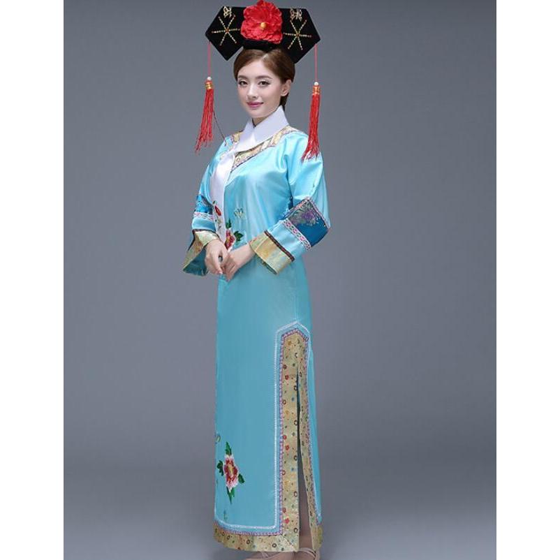 清王朝 服装 中国古典衣服 清朝文官補服 舞台衣装