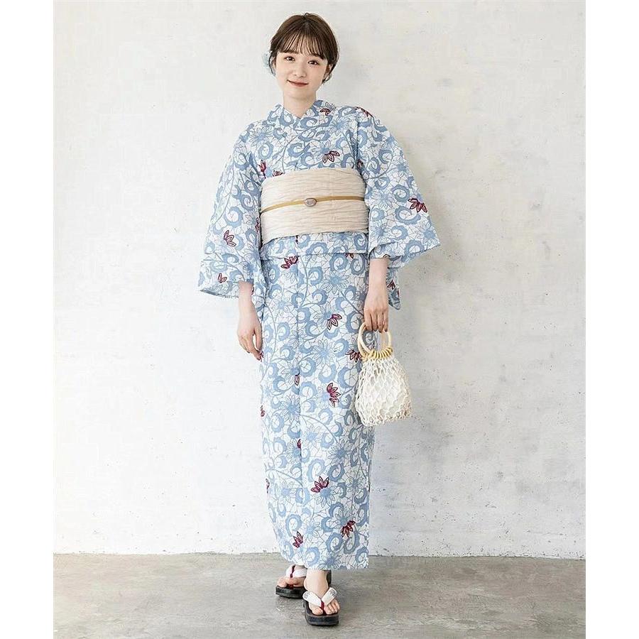 浴衣 セット レディース 花柄 大人 浴衣セット 浴衣4点セット