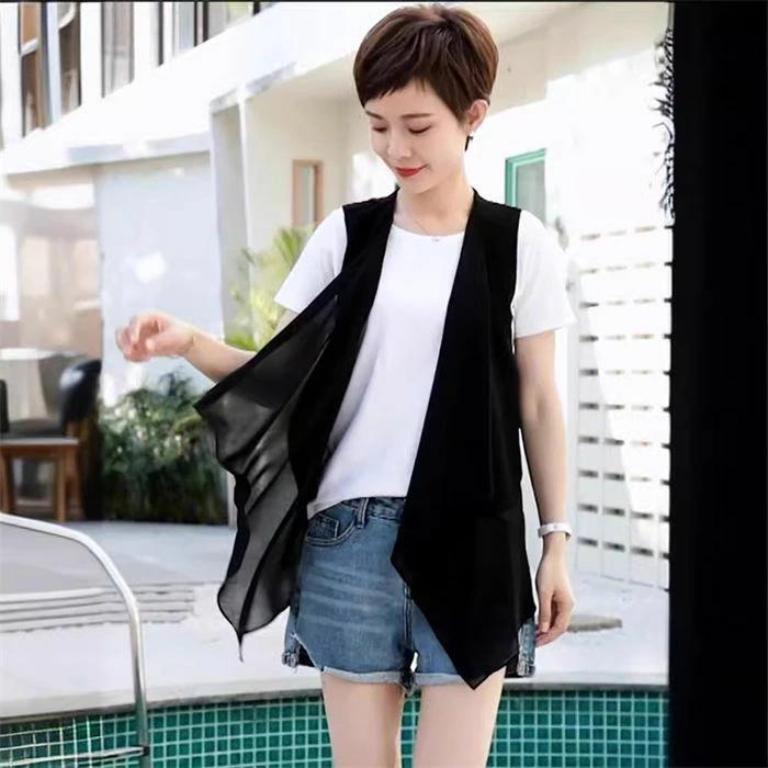 【美品】コーデ売り♡ドッキング ノースリーブオールインワン＆サマーカーディガン FEATURE | LAYERED KNIT|まるでレイヤード上級者！タンクトップ