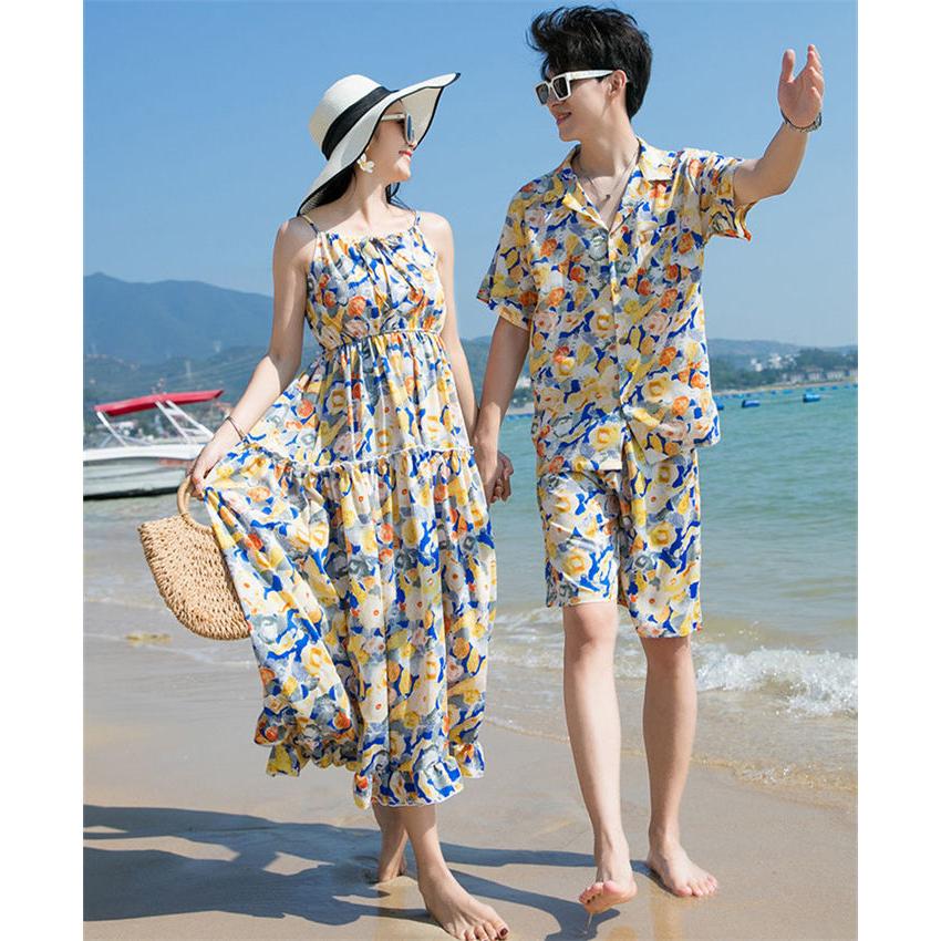 親子ペアルック ワンピース/シャツ+パンツ 家族ペアルック 親子お揃い 