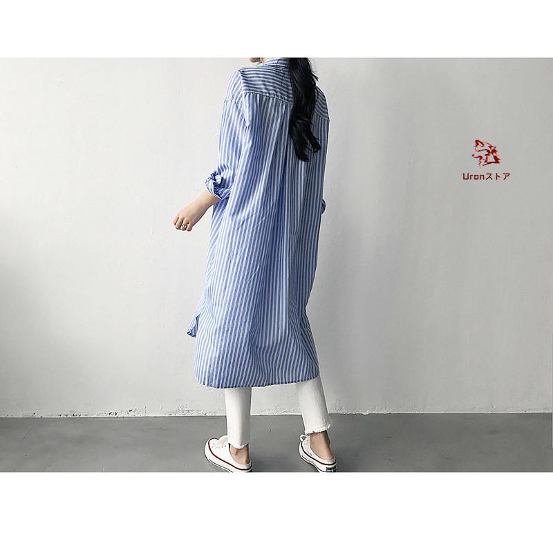 ○半袖追加○コットン シャツワンピース ロング レディース 春