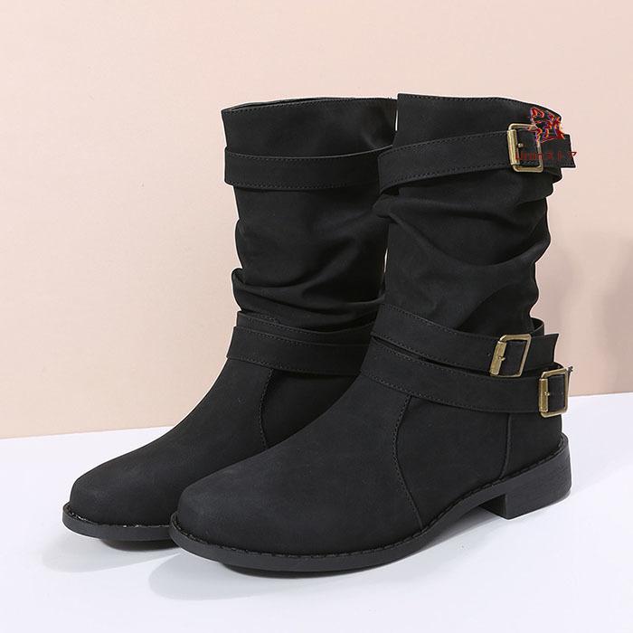 ショートブーツ 大きいサイズ レディース エンジニアブーツ 25cm 25.5