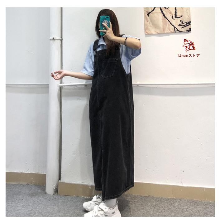 オールインワン ジャンパースカート デニム レディース デニム