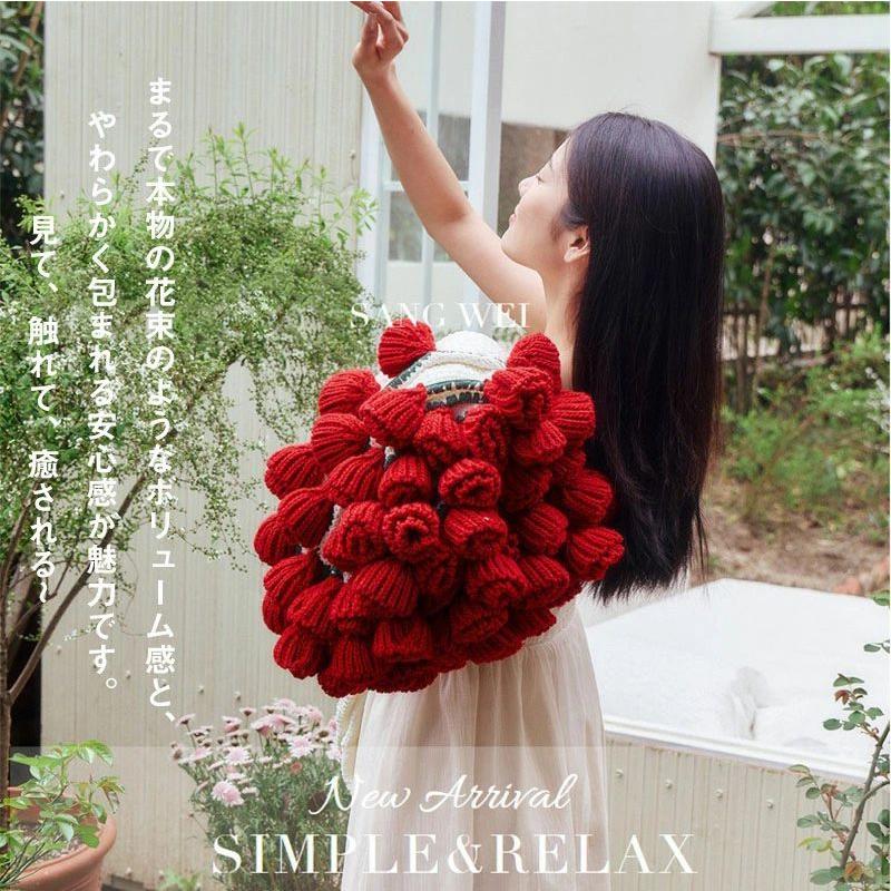 ブランケット　薔薇　手編み　ブーケ 花束 ブランケット バラ ブーケブランケット 手編み花 ソファーカバー