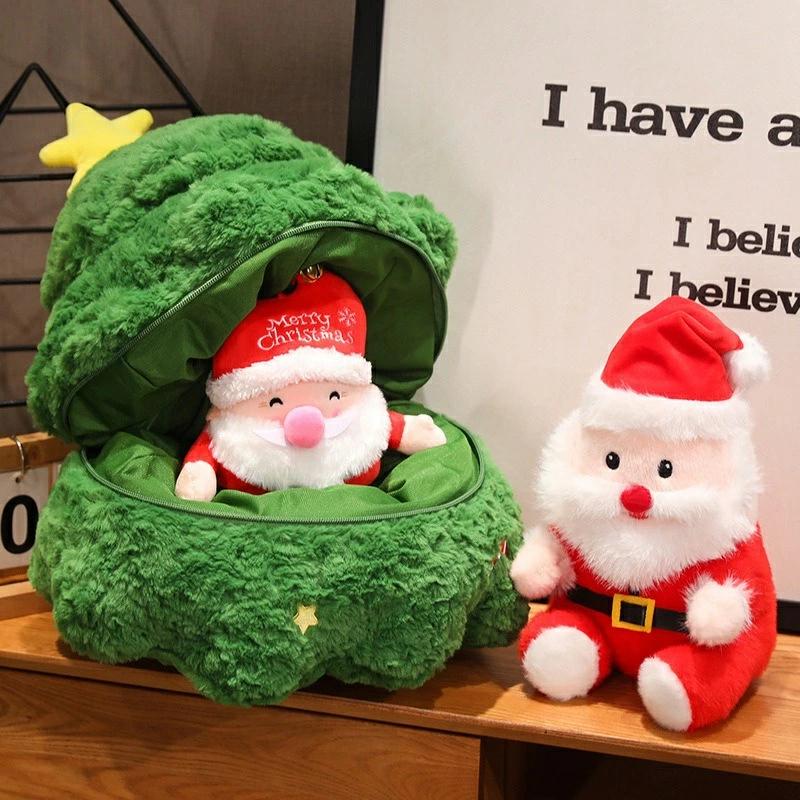 ぬいぐるみ 抱き枕 ふわふわ クッション クリスマス サンタ