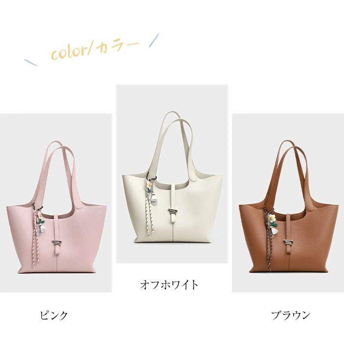 本革 トートバッグ レディース レザーバッグ トート 肩掛けバッグ 本革バッグ 通勤 肩掛け 大容量 鞄 バッグインバッグ お仕事バッグ ビジネス 高見え 牛革 大人_17