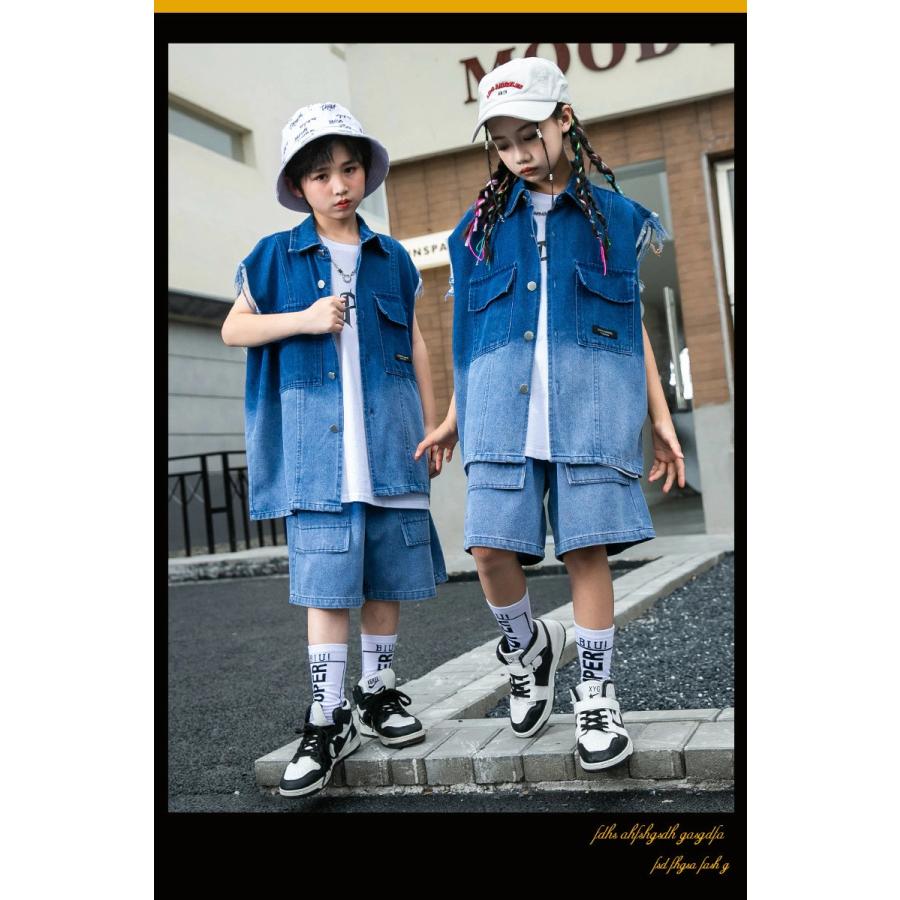 【専用】【未使用】KID BLUE タンクトップ＆ショーツセット×2 Suteteko（ステテコ） タンクトップ キッズ 子供 無地 110cm〜160cm