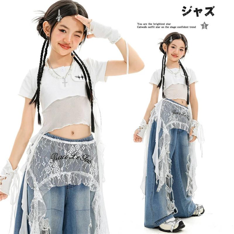 白い服を着た女の子　2体 楽天市場】へそ出し 白Tシャツ 女の子 ダンス衣装 長袖 Tシャツ